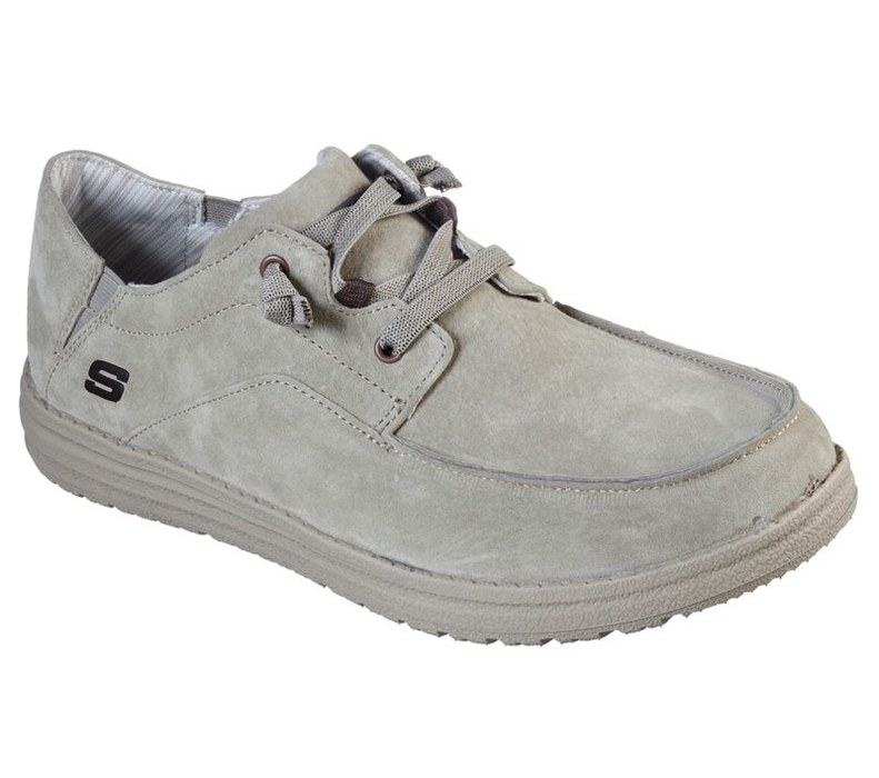 Skechers Herr Bruna Slip On - Relaxed Fit: Melson - Dolago - Sverige (AVFYX-3104)
